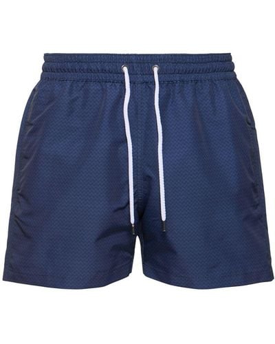Frescobol Carioca Bañador en shorts con estampado - Azul