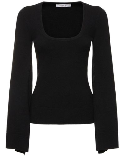 Michael Kors Knit Cashmere Blend Sweater - Black