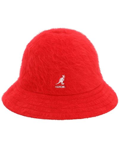Kangol Cappello Furgora Casual In Misto Angora - Rosso