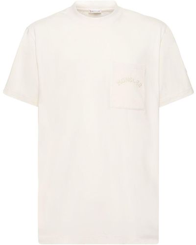 Moncler コットンジャージーtシャツ - ホワイト
