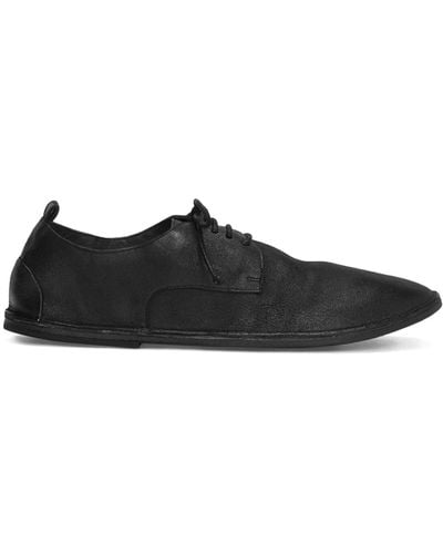 Marsèll Zapatos de piel con cordones - Negro