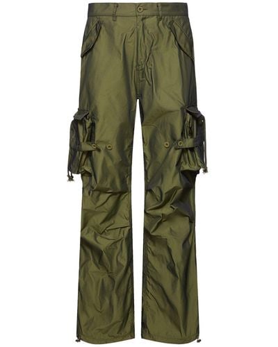 ANDERSSON BELL Pantaloni cargo in techno - Verde