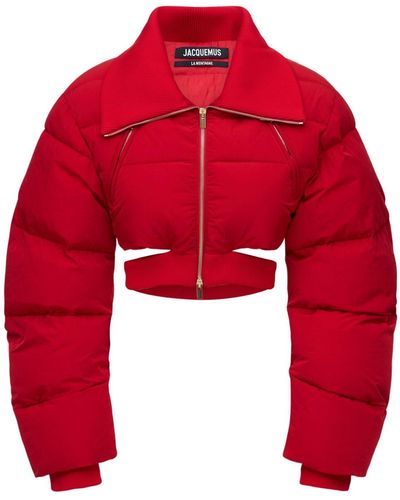 Jacquemus La Doudoune Pralù Puffer Jacket - Red