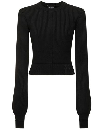 Marc Jacobs Femme Crewneck Sweater - Black