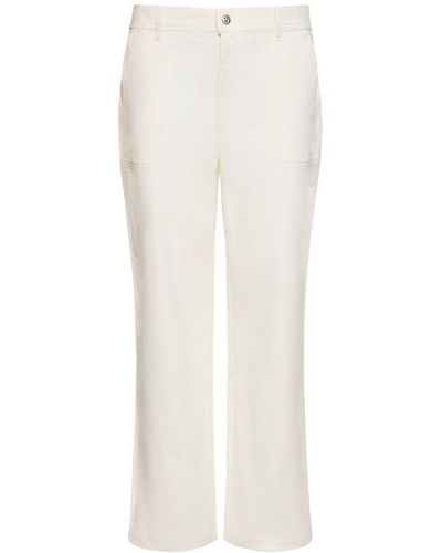 Wales Bonner Kwame Cotton Denim Jeans - White