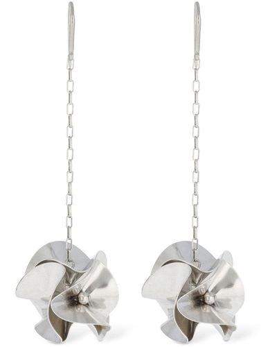 Isabel Marant Flower Power Drop Earrings - White