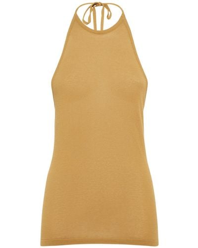 Lemaire Top in cotone - Giallo
