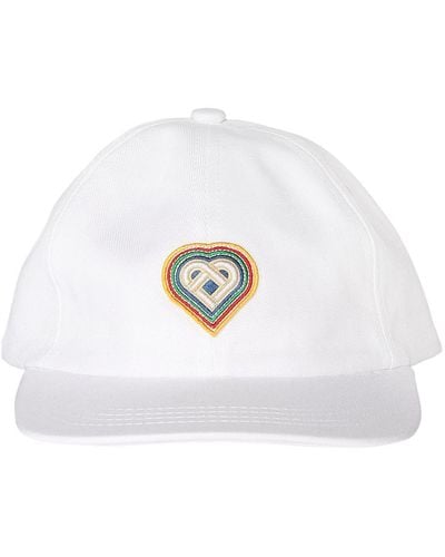 Casablancabrand Cappello baseball con ricamo - Bianco