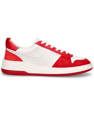 Ferragamo Sneakers Aus Leder "dennis" - Rot