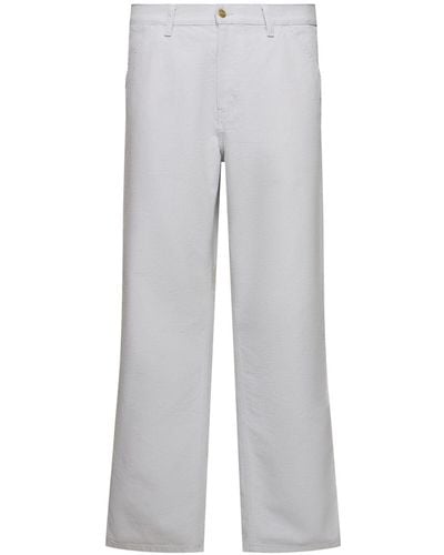 Carhartt Dearborn Organic Denim Trousers - Grey
