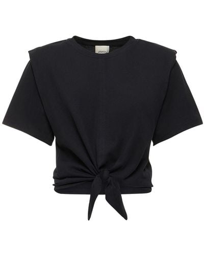 Isabel Marant T-shirt en coton zelikia - Noir