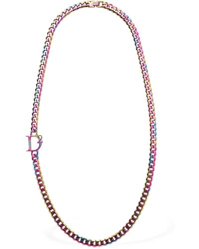 DSquared² D2 Statet Necklace - Metallic