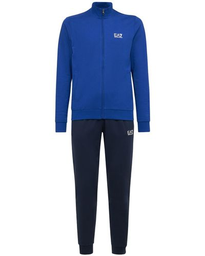 EA7 Sweatshirt Und Trainingshose "train Core Id" - Blau