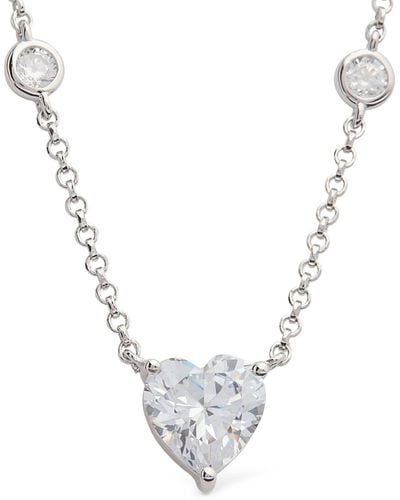 Apm Monaco Heart Adjustable Necklace - White