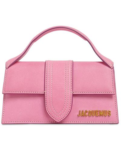 Jacquemus Le Bambino Suede Bag - Pink