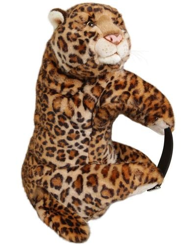 Dolce & Gabbana Leopard Shaped Backpack - Brown