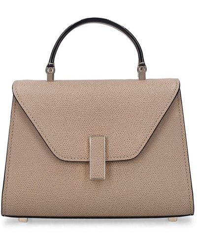 Valextra Micro Iside Grain Leather Top Handle Bag - Multicolor