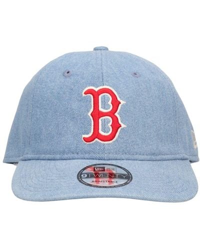 KTZ Cappello boston red sox in denim washed - Bianco