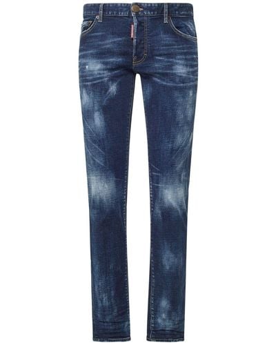 DSquared² Enge Jeans Aus Baumwolldenim - Blau