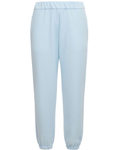 AG Jeans Straight Cotton Sweatpants - Blue
