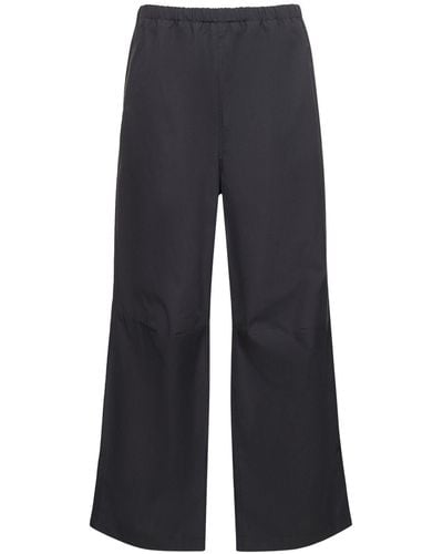 Gucci Pantalones oversize de algodón - Azul