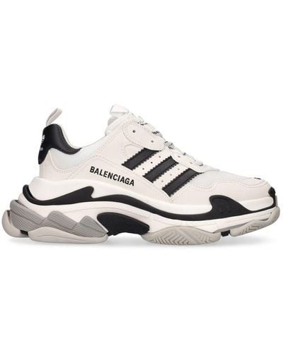 Balenciaga X Adidas Track Forum Sneakers - White