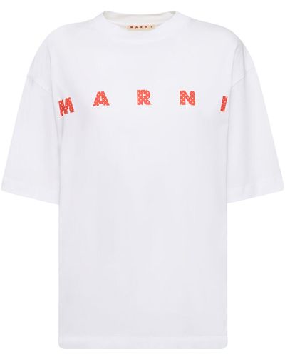 Marni ジャージーtシャツ - ホワイト