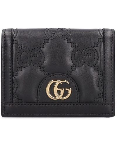 Gucci Matelassé Leather Wallet - Schwarz