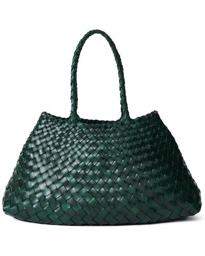 Dragon Diffusion Big Santa Croce Leather Tote Bag - Green