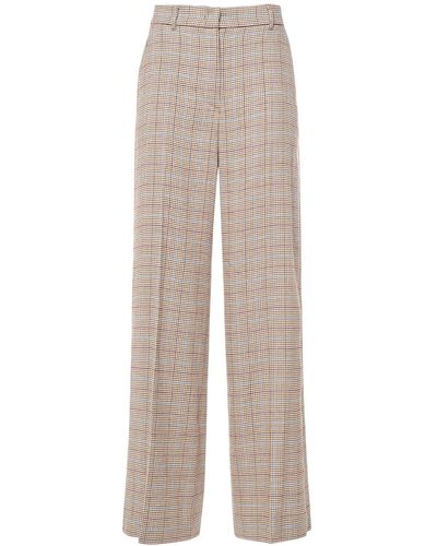 Weekend by Maxmara Freda Linen & Cotton Wide Trousers - Natural
