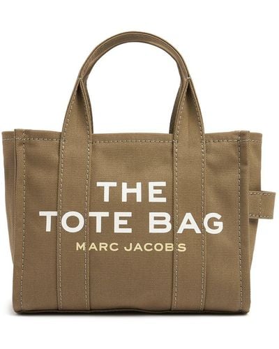 Marc Jacobs The Mini Tote コットンキャンバスバッグ - メタリック