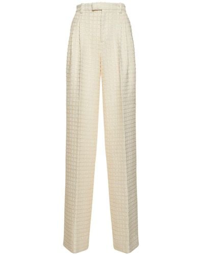 Gucci Pantalon en coton mélangé gg cosmogonie - Blanc
