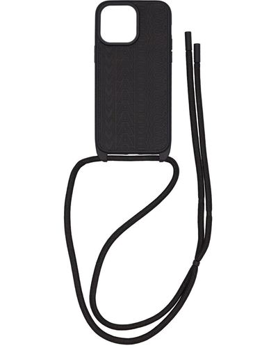 Marc Jacobs Iphone 14 Pro Max 3D Case W/ Strap - Black