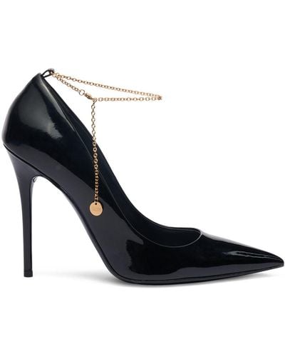 Tom Ford 105Mm Patent Leather Pumps - Black