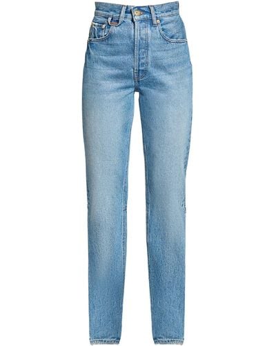 Jacquemus Jeans de cintura alta - Azul