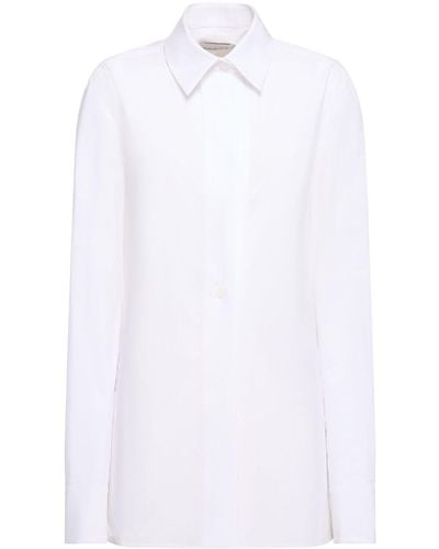 16Arlington Teverdi Poplin Shirt - White