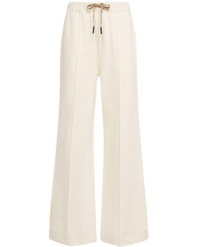 3 MONCLER GRENOBLE Pantalones de algodón con logo - Neutro