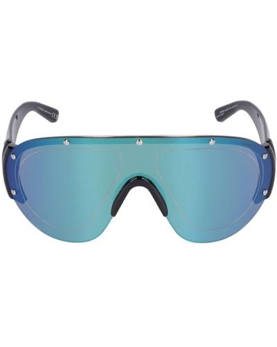 Moncler Rapide shield sunglasses - Blu