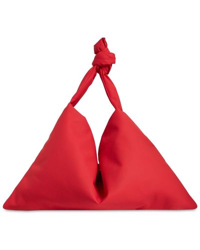 Kassl Small Square Rubber Shoulder Bag - Red