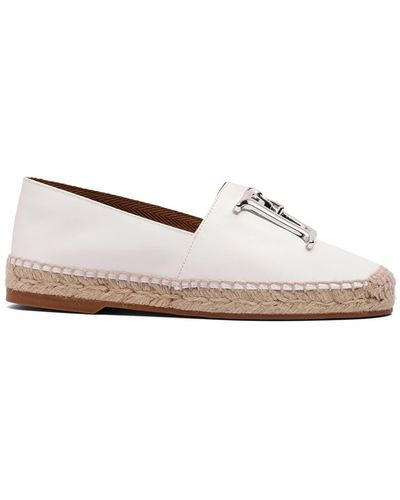 DSquared² 10mm Leather Espadrilles - Natural