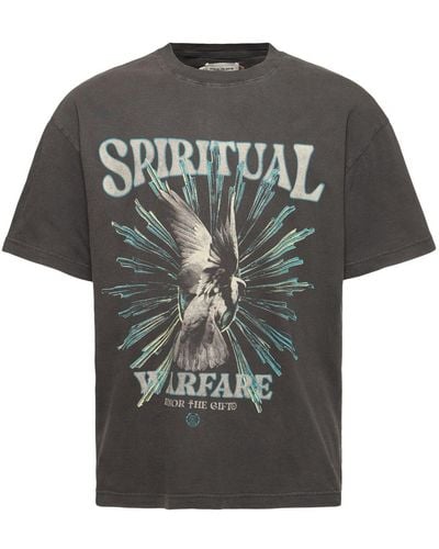 Honor The Gift T-shirt spiritual conflict in cotone - Nero