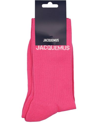 Jacquemus Les Chaussettes コットンブレンドソックス - ピンク
