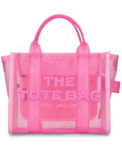 Marc Jacobs Borsa the small tote in nylon - Rosa