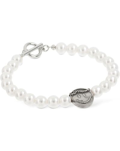 Someit K.O.K Imitation Pearl Bracelet - White