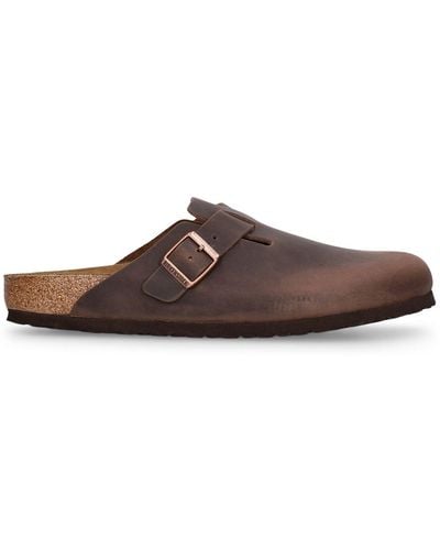 Birkenstock Boston Sfb Leather Sandals - Brown