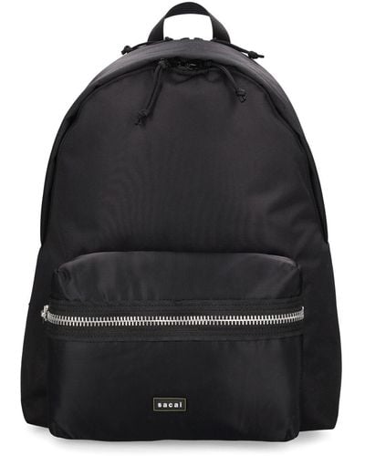 Sacai Pocket Backpack - Black
