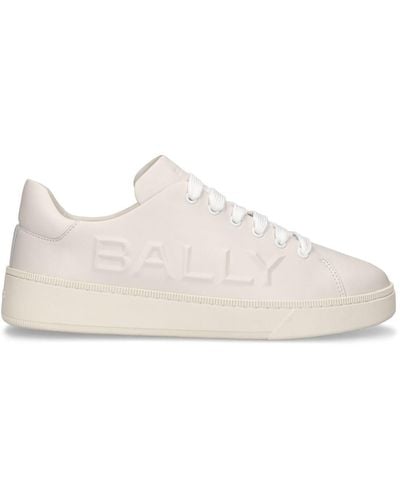Bally Reka Leather Low Trainers - White