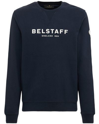 Belstaff Sweatshirt Aus Baumwolle " 1924" - Blau