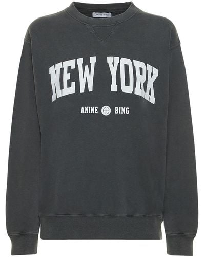 Anine Bing Sweatshirt "ramona New York University" - Schwarz