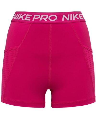 Nike Short Taille Haute - Multicolore